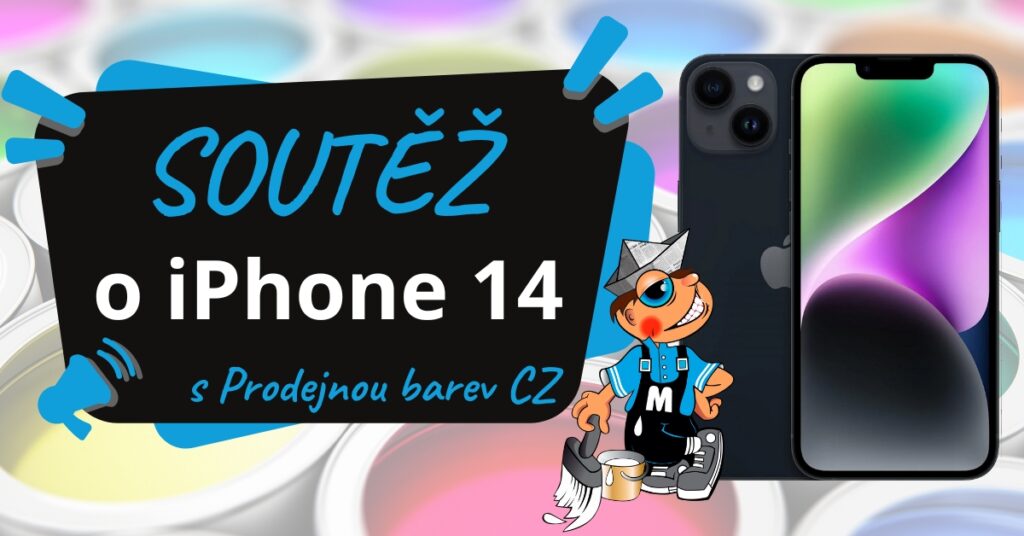 Soutěž o iPhone 14 s Prodejnou barev CZ